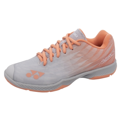 Yonex Badminton Shoes Aerus Z 2 (Lightweight) Grey/Orange Women